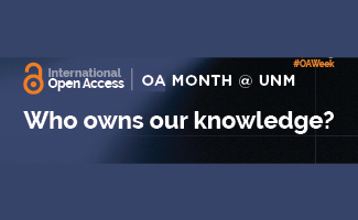 UNM Open Access activities scheduled throughout October. See the Schedule.
