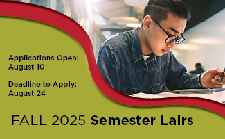 Grad Students Applications for a Semester Lair Opens Aug 10