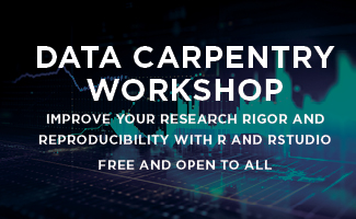 Free Data Carpentry Workshop July 28-29. Get the details and register.