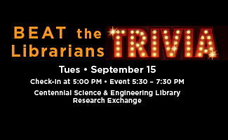 Sign up for Beat the Librarians Trivia!