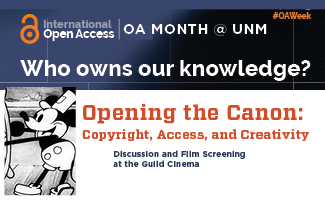 Film Screening and Discussion at the Guild Cinema for Open Access Week at UNM