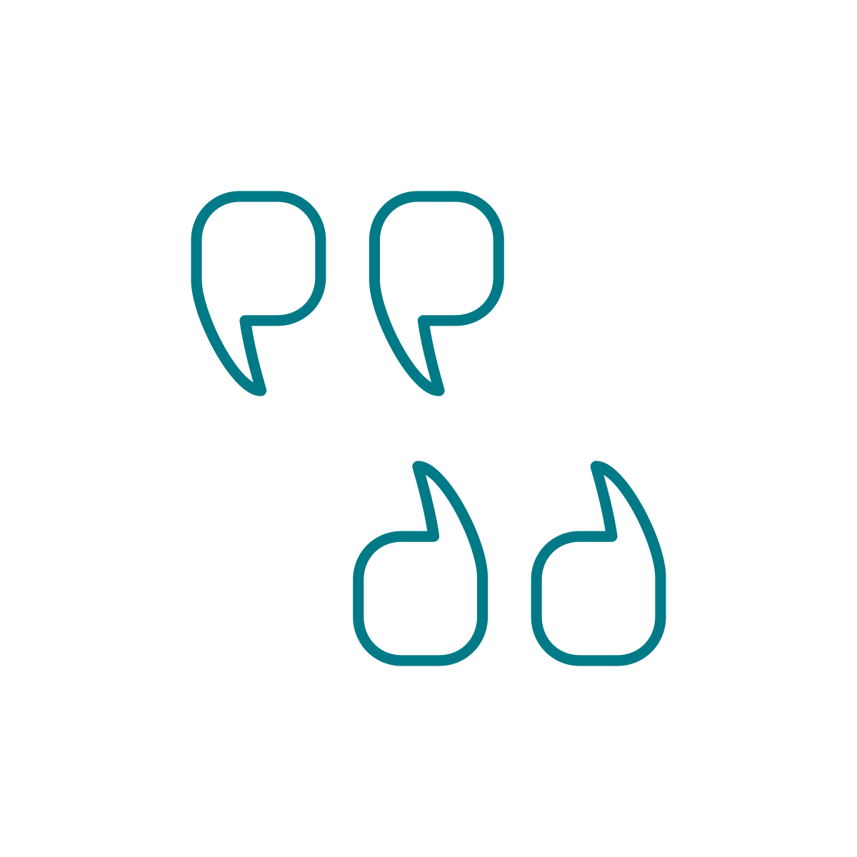 clipart of open and close quotation marks